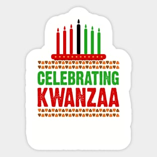 Celebrating Kwanzaa, Never Forget Sticker